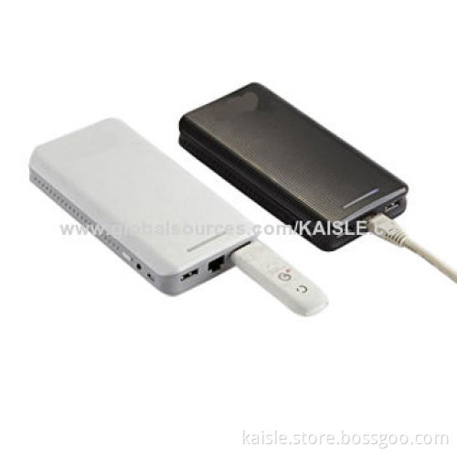 Mobile Power 3G Routers, 15,000mAh Capacity, High-capacity, Fast Transfer to Wi-Fi